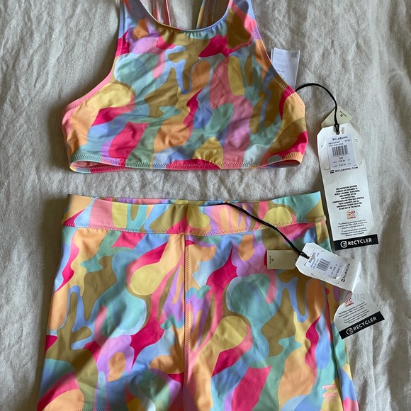 Billabong A/Div High-Neck Bikini Top and Bottoms - Picture 2 of 6